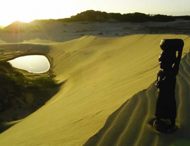 Sand river dunes